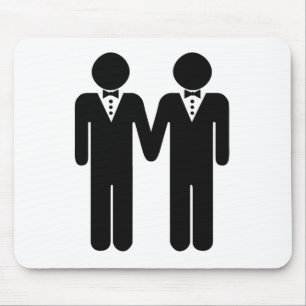陽気な結婚式の上層の人- .PNG マウスパッド