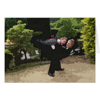 陽気な結婚式の招待状