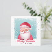 陽気な聖ニコラス サンタクロース クリスマスカード (スタンド正面)