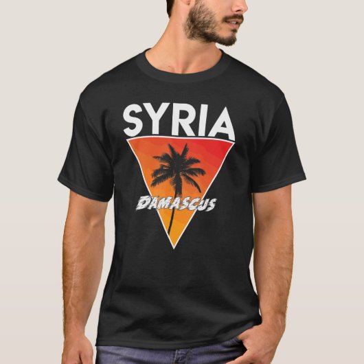 陽気な色のシリア Tシャツ (正面)