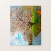 陽気な花のニュージャージー。 ジグソーパズル (縦)