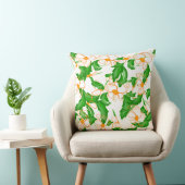 陽気な花柄の枕 クッション (椅子)