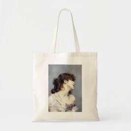 陽気な若い女性 (ジョヴァンニ・ボルディーニ画) トートバッグ
