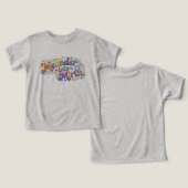陽気な蛇のTシャツデザイン「Meander into Mirth」 (デザイン正面&裏面)