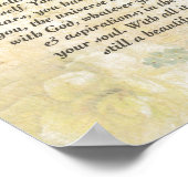 陽気な蝶とデシデラタ ポスター (角)