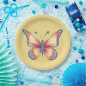 陽気な蝶 ペーパープレート (パーティー)