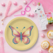 陽気な蝶 ペーパープレート (パーティー)