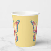 陽気な蝶 紙コップ (左)