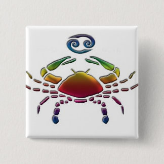 陽気な蟹座ボタン 缶バッジ