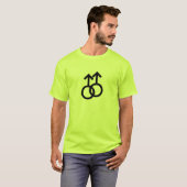 陽気な記号のTシャツ Tシャツ (正面フル)