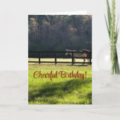 陽気な誕生日カード カード (正面)