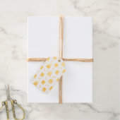 陽気な誕生日パターン ギフトタグ (麻糸付属)