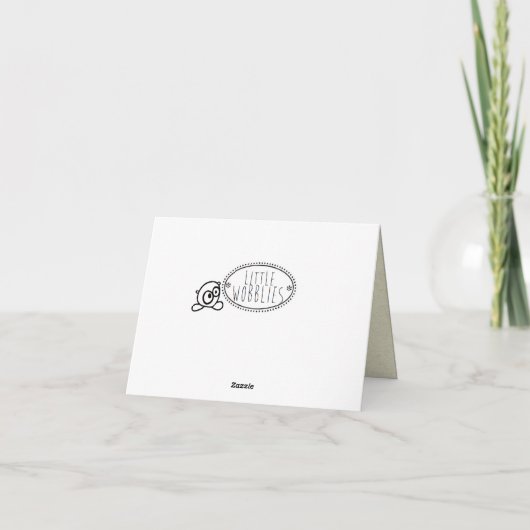 陽気な象の母の日カード カード (裏面)