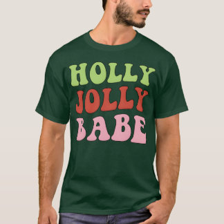 陽気な赤ちゃん 面白い クリスマスのお祭り服 女の子 Tシャツ