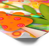 陽気な選択ジョイ感動的イエロー ポスター (角)