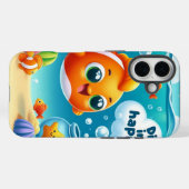 陽気な金魚 Case-Mate iPhoneケース (裏面 (横))