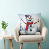 陽気な雪だるま クッション (椅子)