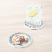 陽気な雪だるま コースター (側面)