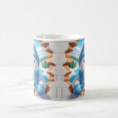 陽気な雪だるま コーヒーマグカップ (中央)