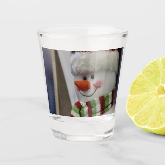 陽気な雪だるま ショットグラス (正面)