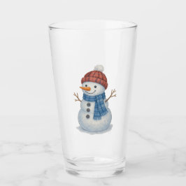 陽気な雪だるま メリークリスマス タンブラーグラス
