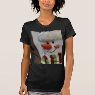 陽気な雪だるま Tシャツ
