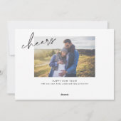 陽気な雰囲気オールイヤー休暇のフォトカード シーズンカード (裏面)