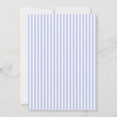 陽気な青いビーチの写真 セーブザデート (裏面)