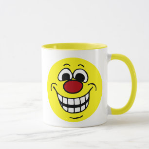 陽気な顔Grumpey マグカップ