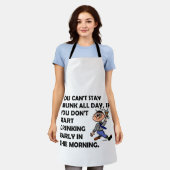 陽気な飲み屋さん エプロン (着用した状態)