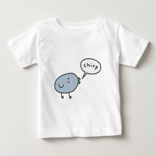 陽気な鳥 ベビーTシャツ (正面)
