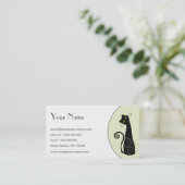 陽気な黒猫 名刺 (スタンド正面)