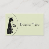 陽気な黒猫 名刺 (裏面)