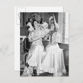 陽気な90年代パーティー、30年代 インビテーションポストカード (正面/裏面)