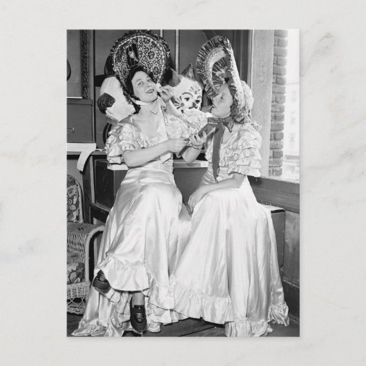 陽気な90年代パーティー、30年代 インビテーションポストカード (正面)