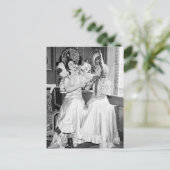 陽気な90年代パーティー、30年代 インビテーションポストカード (スタンド正面)