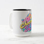 陽気な ツートーンマグカップ (正面左)