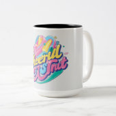 陽気な ツートーンマグカップ (正面右)