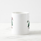 陽気なF Caw F グラフィックスタイル コーヒーマグカップ (中央)