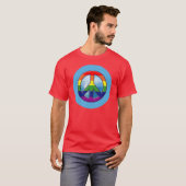 陽気なTシャツ-平和02 Tシャツ (正面フル)