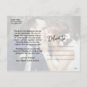 陽気にその後ずっと休日の写真は感謝していしています シーズンポストカード (裏面)