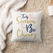 陽気になる季節 | トレンディー手書き休日 クッション (ブランケット)