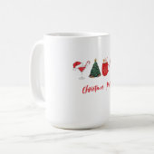 陽気になろう – 楽しいクリスマスパーティー コーヒーマグカップ (正面左)