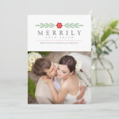 陽気に新しいモダンフローラの後シンプルに シーズンカード (スタンド正面)