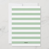 陽気に新しいモダンフローラの後シンプルに シーズンカード (裏面)