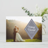 陽気に結婚したな結婚式の発表の休日の写真 シーズンカード (スタンド正面)