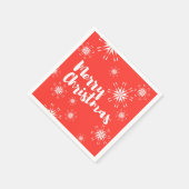 陽気よくはしゃぐなデザイン スタンダードカクテルナプキン (角)