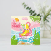 陽気バナナハローサマーグリーティングカード (スタンド正面)