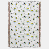 陽気忙しな（昆虫）マルハナバチ スローブランケット (正面縦)