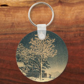 隅田川の冬の日 キーホルダー (正面)